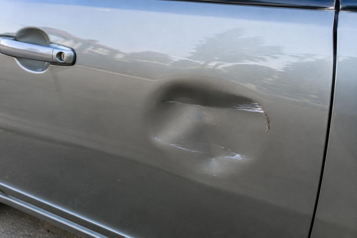 Denting & Painting — before