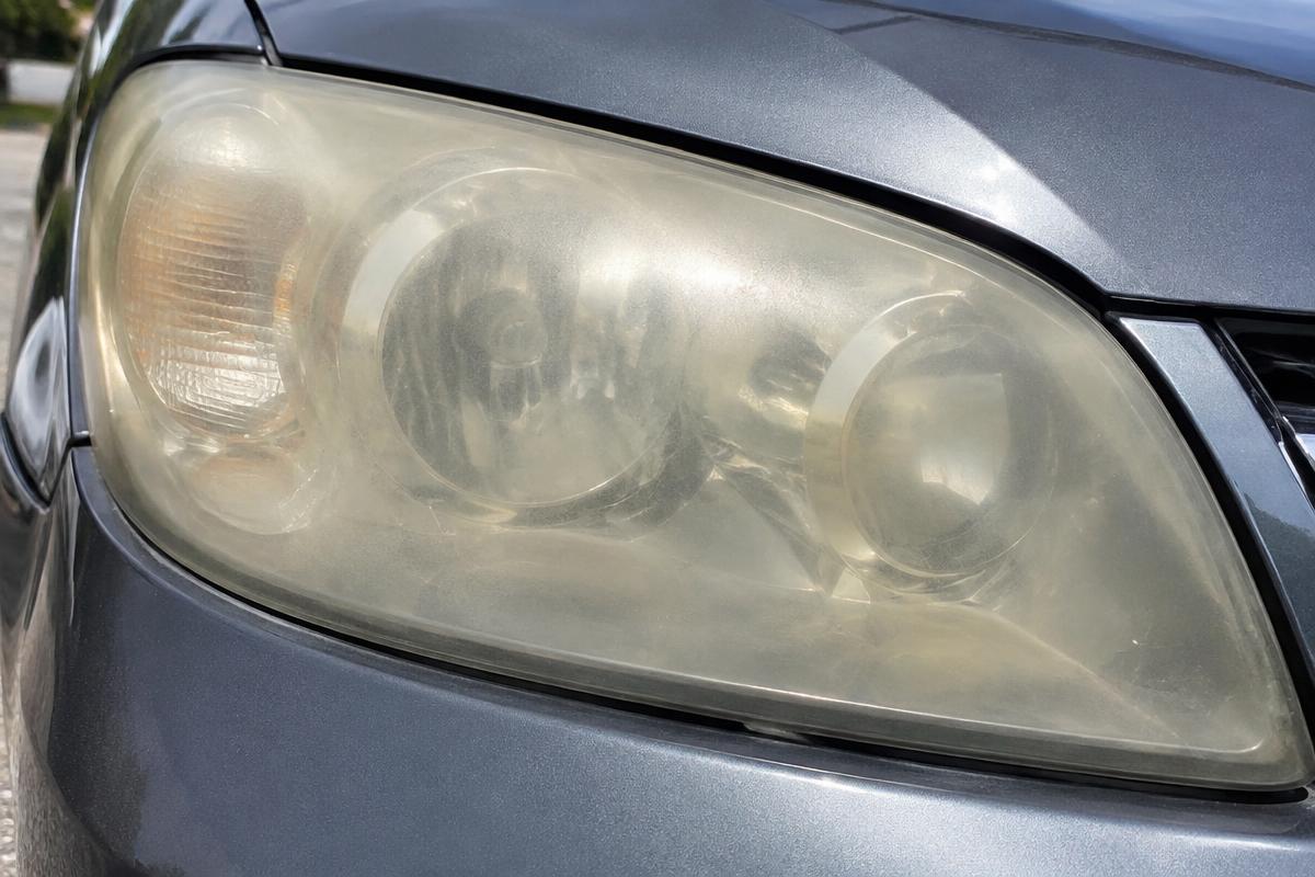 Headlight Restoration — before